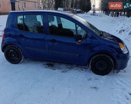 Синий Рено Модус, объемом двигателя 1.1 л и пробегом 196 тыс. км за 3900 $, фото 2 на Automoto.ua