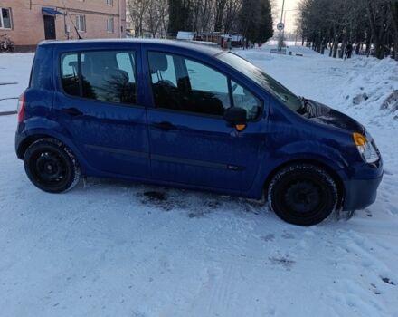 Синий Рено Модус, объемом двигателя 1.1 л и пробегом 196 тыс. км за 3900 $, фото 3 на Automoto.ua