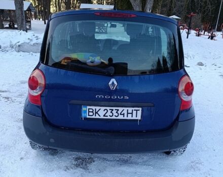 Синій Рено Модус, об'ємом двигуна 1.1 л та пробігом 196 тис. км за 3550 $, фото 3 на Automoto.ua