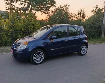 Синий Рено Модус, объемом двигателя 1.6 л и пробегом 185 тыс. км за 5900 $, фото 2 на Automoto.ua