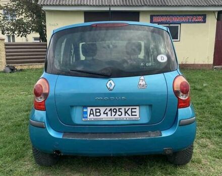 Синий Рено Модус, объемом двигателя 1.6 л и пробегом 193 тыс. км за 4100 $, фото 3 на Automoto.ua