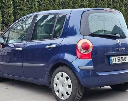 Синий Рено Модус, объемом двигателя 1.46 л и пробегом 230 тыс. км за 4200 $, фото 5 на Automoto.ua