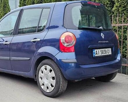 Синий Рено Модус, объемом двигателя 1.46 л и пробегом 230 тыс. км за 4200 $, фото 6 на Automoto.ua