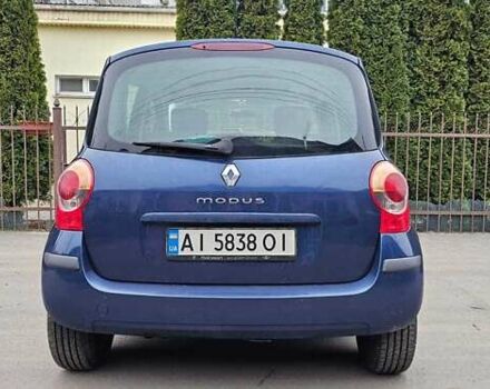 Синий Рено Модус, объемом двигателя 1.46 л и пробегом 230 тыс. км за 4200 $, фото 4 на Automoto.ua