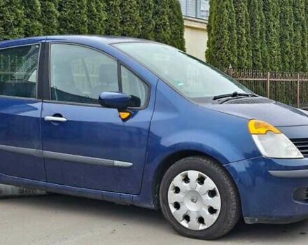 Синий Рено Модус, объемом двигателя 1.46 л и пробегом 230 тыс. км за 4200 $, фото 2 на Automoto.ua