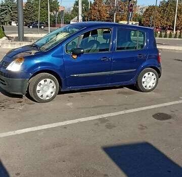 Синий Рено Модус, объемом двигателя 1.1 л и пробегом 205 тыс. км за 3700 $, фото 2 на Automoto.ua