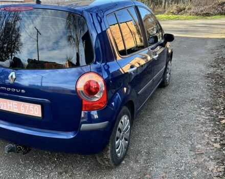 Синий Рено Модус, объемом двигателя 1.4 л и пробегом 198 тыс. км за 4699 $, фото 3 на Automoto.ua