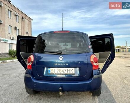 Синий Рено Модус, объемом двигателя 1.6 л и пробегом 218 тыс. км за 4500 $, фото 7 на Automoto.ua