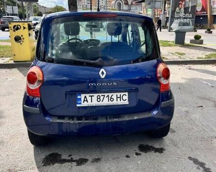 Синій Рено Модус, об'ємом двигуна 1.6 л та пробігом 163 тис. км за 3800 $, фото 2 на Automoto.ua