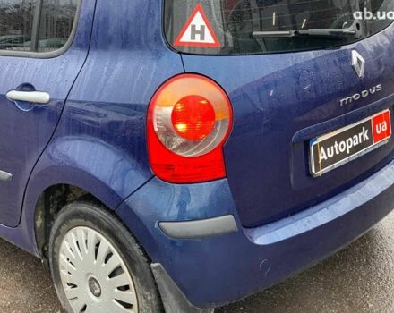 Синий Рено Модус, объемом двигателя 16 л и пробегом 182 тыс. км за 5290 $, фото 10 на Automoto.ua