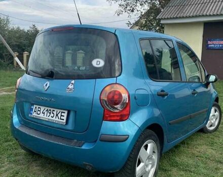 Синий Рено Модус, объемом двигателя 1.6 л и пробегом 193 тыс. км за 4100 $, фото 4 на Automoto.ua