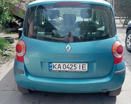 Синий Рено Модус, объемом двигателя 1.5 л и пробегом 205 тыс. км за 3800 $, фото 2 на Automoto.ua