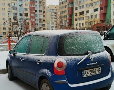 Синий Рено Модус, объемом двигателя 1.1 л и пробегом 200 тыс. км за 4200 $, фото 3 на Automoto.ua