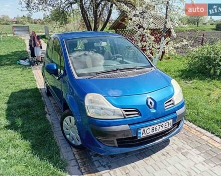 Синий Рено Модус, объемом двигателя 1.2 л и пробегом 203 тыс. км за 4000 $, фото 3 на Automoto.ua