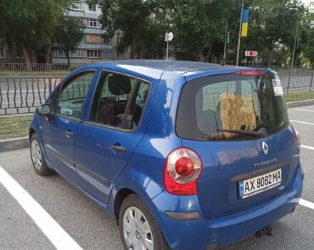 Синій Рено Модус, об'ємом двигуна 1.2 л та пробігом 200 тис. км за 4000 $, фото 4 на Automoto.ua