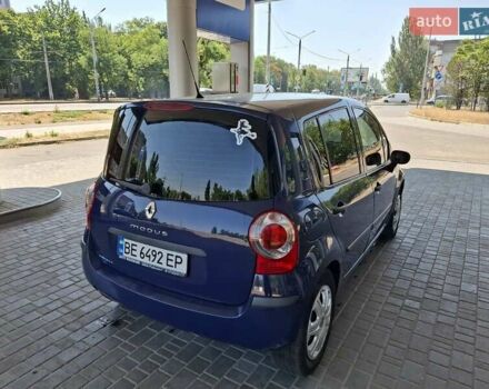 Синий Рено Модус, объемом двигателя 1.46 л и пробегом 202 тыс. км за 5800 $, фото 7 на Automoto.ua