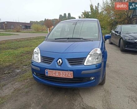 Синий Рено Модус, объемом двигателя 1.4 л и пробегом 178 тыс. км за 3200 $, фото 7 на Automoto.ua