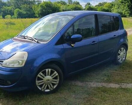 Синий Рено Модус, объемом двигателя 1.6 л и пробегом 212 тыс. км за 5900 $, фото 1 на Automoto.ua