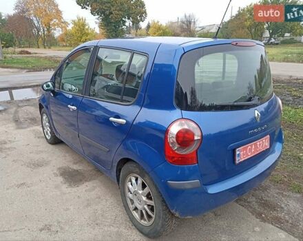 Синий Рено Модус, объемом двигателя 1.4 л и пробегом 178 тыс. км за 3200 $, фото 8 на Automoto.ua