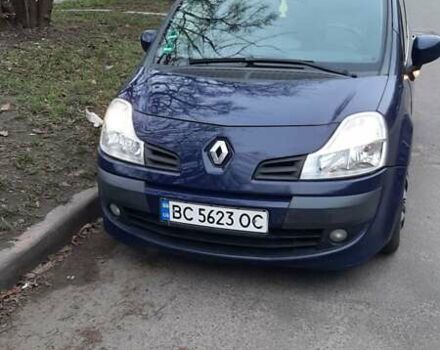 Синий Рено Модус, объемом двигателя 1.6 л и пробегом 105 тыс. км за 5400 $, фото 1 на Automoto.ua