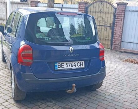 Синій Рено Модус, об'ємом двигуна 1.2 л та пробігом 145 тис. км за 5600 $, фото 5 на Automoto.ua
