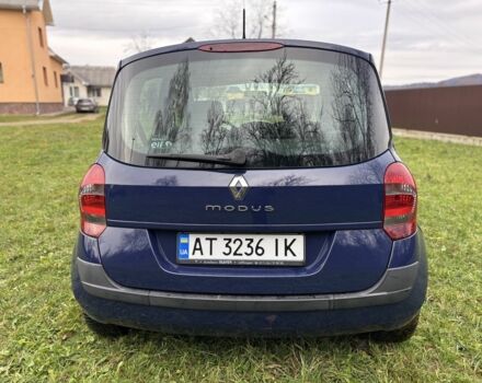 Синий Рено Модус, объемом двигателя 1.6 л и пробегом 159 тыс. км за 6150 $, фото 6 на Automoto.ua