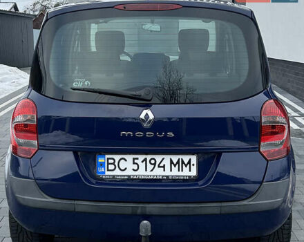 Синій Рено Модус, об'ємом двигуна 1.6 л та пробігом 161 тис. км за 5000 $, фото 6 на Automoto.ua