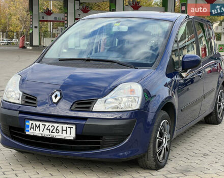 Рено Модус 2010 в Житомире на Automoto.ua Синий Рено Модус, объемом двигателя 1.6 л и пробегом 204 тыс. км за 6599 $, фото 2 на Automoto.ua