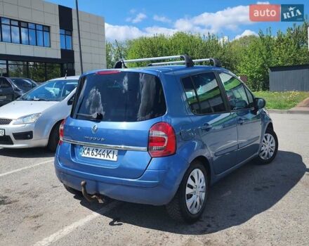 Синий Рено Модус, объемом двигателя 1.25 л и пробегом 225 тыс. км за 5100 $, фото 4 на Automoto.ua