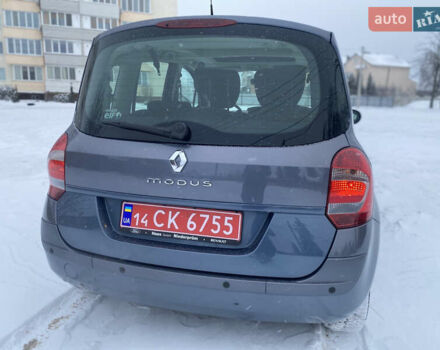 Синий Рено Модус, объемом двигателя 1.6 л и пробегом 213 тыс. км за 6900 $, фото 14 на Automoto.ua