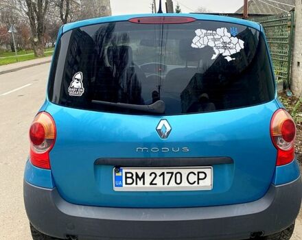 Синій Рено Модус, об'ємом двигуна 1.1 л та пробігом 211 тис. км за 4200 $, фото 3 на Automoto.ua