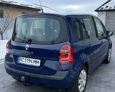 Синий Рено Модус, объемом двигателя 1.6 л и пробегом 161 тыс. км за 6200 $, фото 3 на Automoto.ua