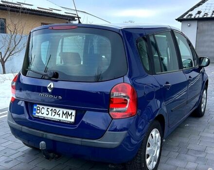Синій Рено Модус, об'ємом двигуна 1.6 л та пробігом 161 тис. км за 6200 $, фото 6 на Automoto.ua