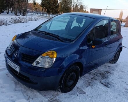 Синий Рено Модус, объемом двигателя 1.1 л и пробегом 196 тыс. км за 3900 $, фото 1 на Automoto.ua