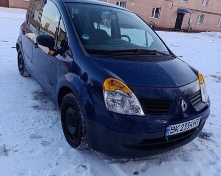 Синий Рено Модус, объемом двигателя 1.1 л и пробегом 196 тыс. км за 3700 $, фото 1 на Automoto.ua