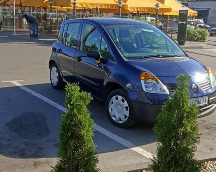 Синий Рено Модус, объемом двигателя 1 л и пробегом 205 тыс. км за 3550 $, фото 1 на Automoto.ua