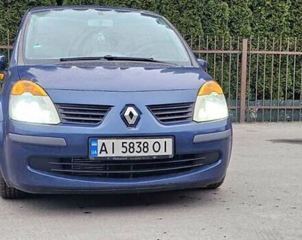 Синий Рено Модус, объемом двигателя 1.46 л и пробегом 230 тыс. км за 4200 $, фото 1 на Automoto.ua
