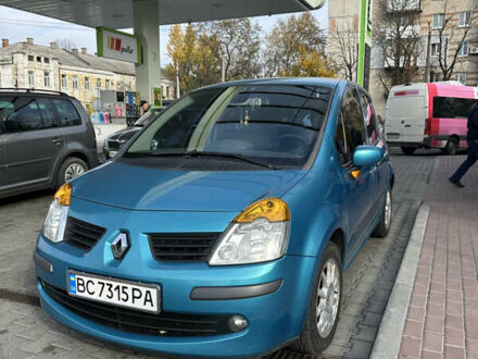 Синий Рено Модус, объемом двигателя 1.6 л и пробегом 192 тыс. км за 4700 $, фото 1 на Automoto.ua