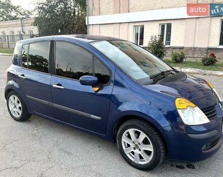 Синий Рено Модус, объемом двигателя 1.6 л и пробегом 218 тыс. км за 4500 $, фото 1 на Automoto.ua
