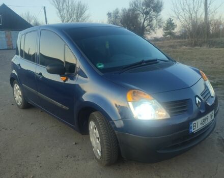 Синий Рено Модус, объемом двигателя 1.1 л и пробегом 206 тыс. км за 3850 $, фото 1 на Automoto.ua