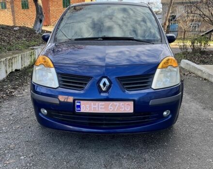 Синий Рено Модус, объемом двигателя 1.4 л и пробегом 198 тыс. км за 4699 $, фото 1 на Automoto.ua