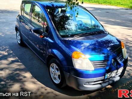 Синий Рено Модус, объемом двигателя 1.1 л и пробегом 223 тыс. км за 4150 $, фото 1 на Automoto.ua
