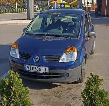 Синий Рено Модус, объемом двигателя 1.1 л и пробегом 205 тыс. км за 3700 $, фото 1 на Automoto.ua