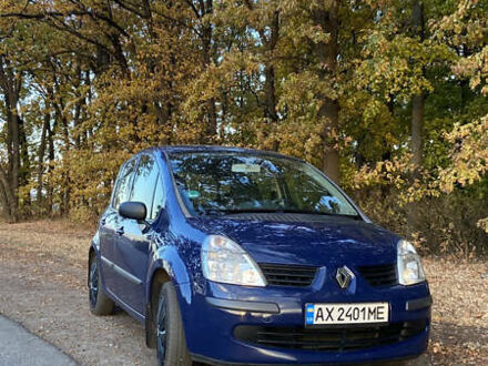 Синий Рено Модус, объемом двигателя 1.2 л и пробегом 234 тыс. км за 3500 $, фото 1 на Automoto.ua