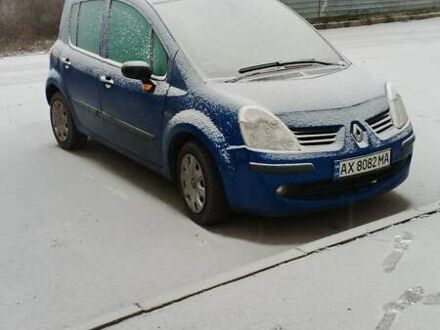 Синий Рено Модус, объемом двигателя 1.1 л и пробегом 200 тыс. км за 4200 $, фото 1 на Automoto.ua