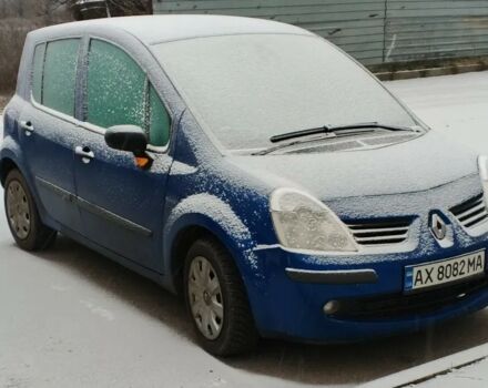 Синий Рено Модус, объемом двигателя 1.1 л и пробегом 200 тыс. км за 4200 $, фото 1 на Automoto.ua