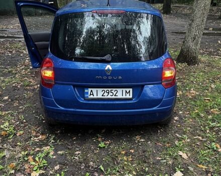 Синий Рено Модус, объемом двигателя 1.6 л и пробегом 145 тыс. км за 5721 $, фото 1 на Automoto.ua