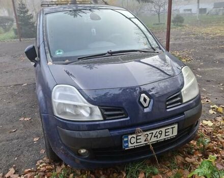 Синий Рено Модус, объемом двигателя 1.6 л и пробегом 218 тыс. км за 5850 $, фото 1 на Automoto.ua