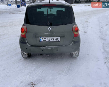 Зелений Рено Модус, об'ємом двигуна 1.6 л та пробігом 239 тис. км за 4200 $, фото 4 на Automoto.ua