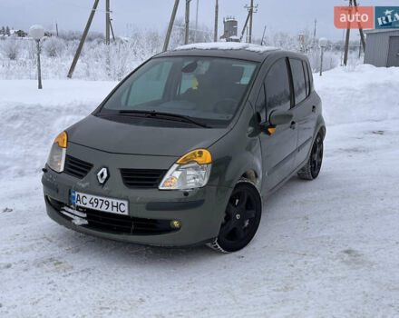 Зелений Рено Модус, об'ємом двигуна 1.6 л та пробігом 239 тис. км за 4200 $, фото 1 на Automoto.ua